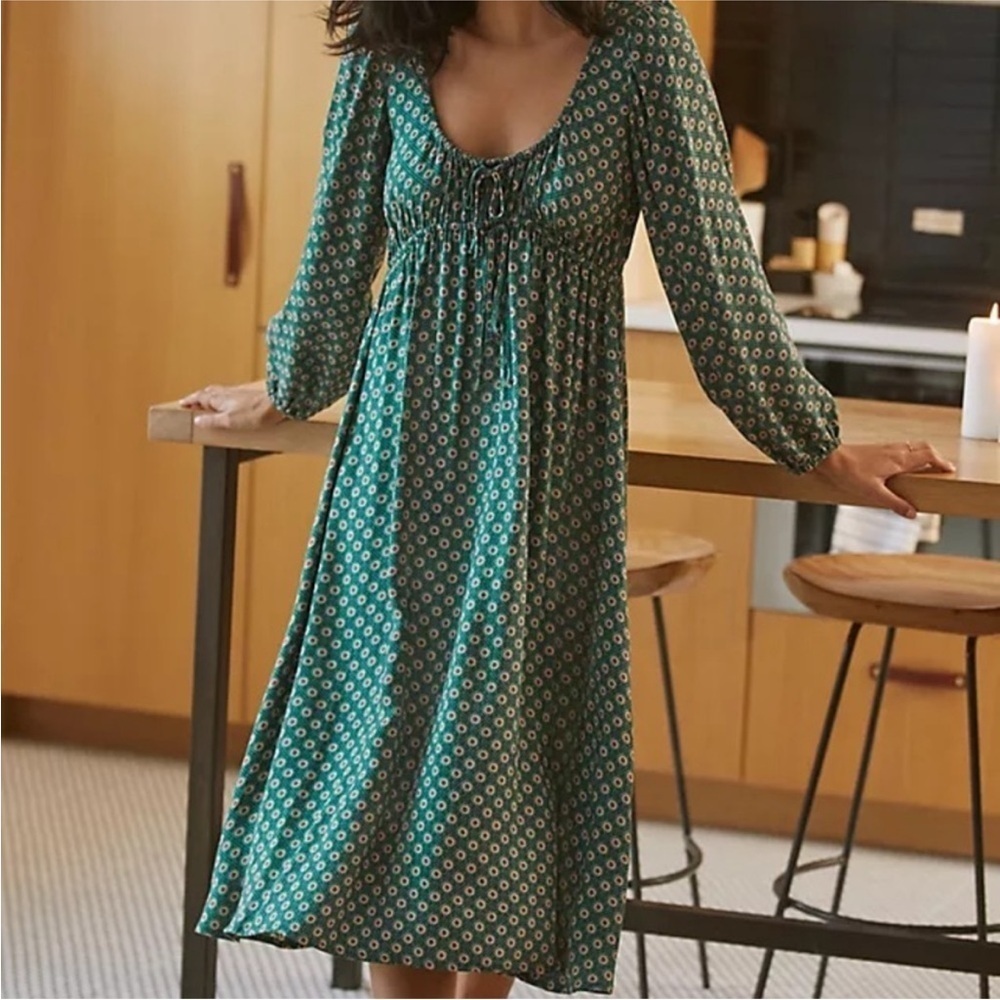 COPY - Anthropologie Adelaide Patterned Maxi Dress Medium - Picture 4 of 8